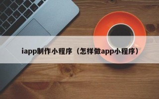 黔东iapp制作小程序（怎样做app小程序）